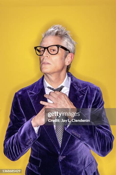 Actor Johnny Knoxville is photographed for Los Angeles Times on February 1, 2022 at The Roof, at The West Hollywood EDITION, in Hollywood,...