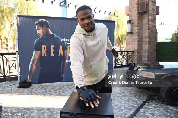 Micah Parsons attends Prime Video's "The Reacher Challenge" on February 04, 2022 in Las Vegas, Nevada.