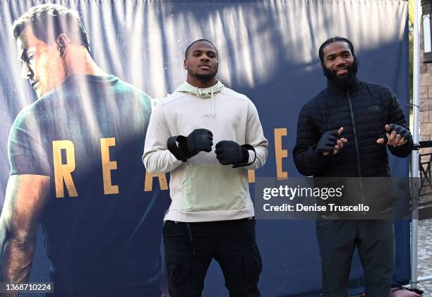 Micah Parsons and Xavien Howard attend Prime Video's "The Reacher Challenge" on February 04, 2022 in Las Vegas, Nevada.