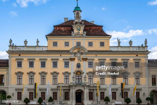 the residential palace ludwigsburg - ludwigsburgo stock pictures, royalty-free photos & images