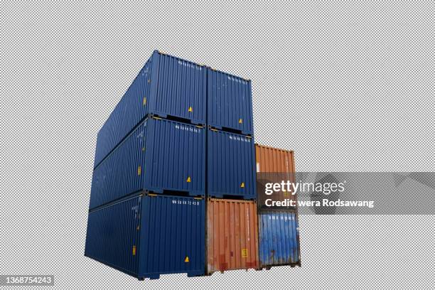 Empty Container Cross Chain 2,384 Shipping Container On White Stock Photos, High-Res Pictures, and ...