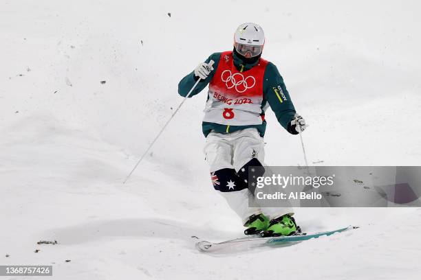 Brodie Summers of Team Australia competes during the Men's Freestyle Skiing Moguls Final on Day 1 of the Beijing 2022 Winter Olympic Games at Genting...