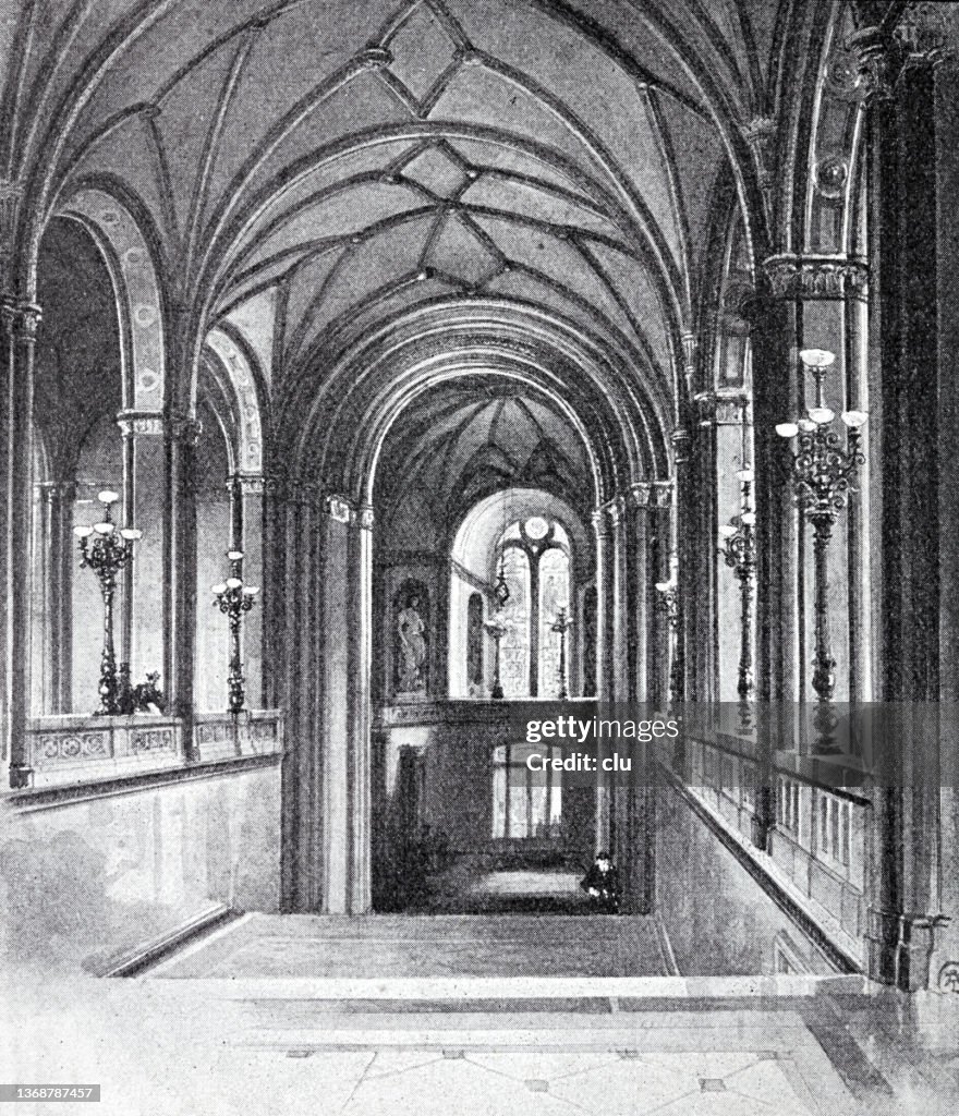 Municipio di Berlino, Sala delle scale al primo piano