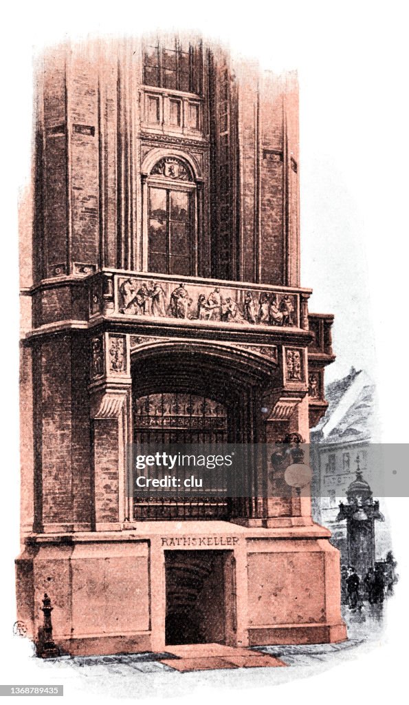 Berlin town hall, corner balcony