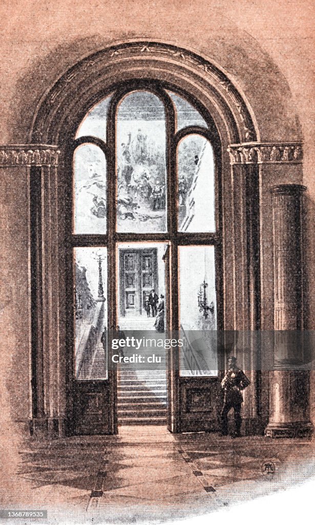 Berlin town hall, Staircase to the second floor