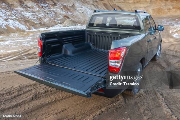 cargo bed in a pick-up vehicle - luggage hold stock pictures, royalty-free photos & images
