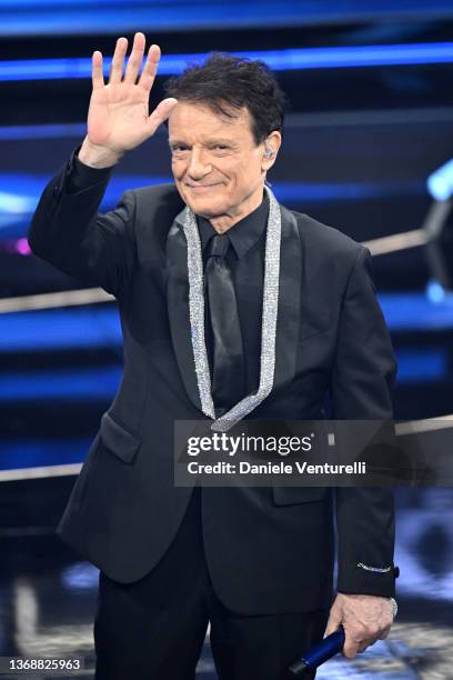 Massimo Ranieri attends the 72nd Sanremo Music Festival 2022 at Teatro Ariston on February 05, 2022 in Sanremo, Italy.