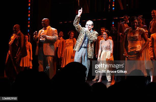 Chad Kimball and the cast of "Memphis" perform at a special performance of "Memphis" for Inspire Change presented by Audemars Piguet, The Tony Awards...