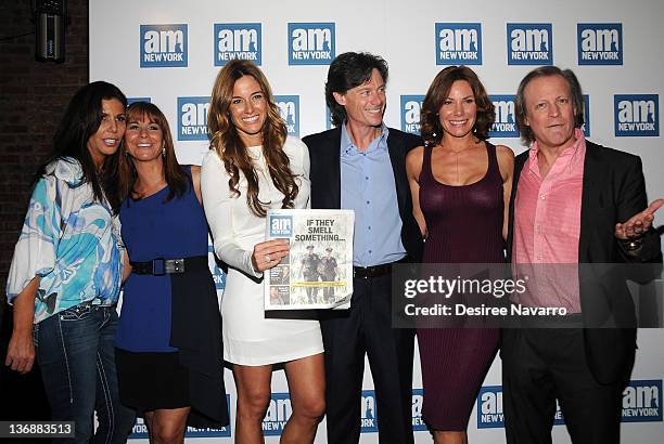 Personalities Cindy Barshop, Jill Zarin, Kelly Killoren Bensimon, Paul Turcotte, LuAnn de Lesseps and photographer Patrick McMullan attend a welcome...