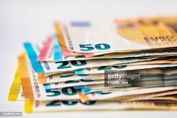 european union currency - bill bildbanksfoton och bilder