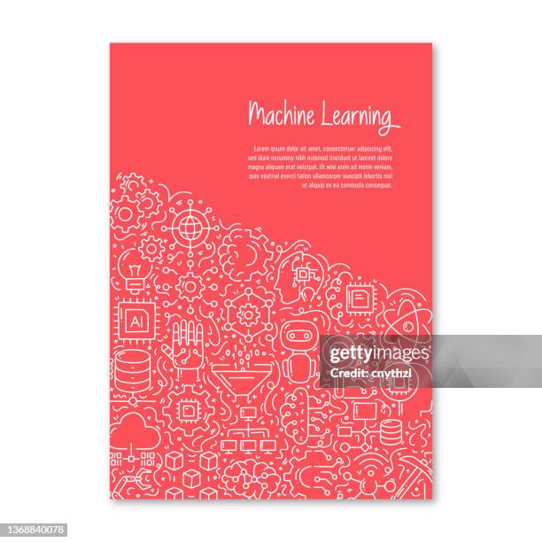 Machine Learning Related Objects And Elements Hand Drawn Vector Doodle ...