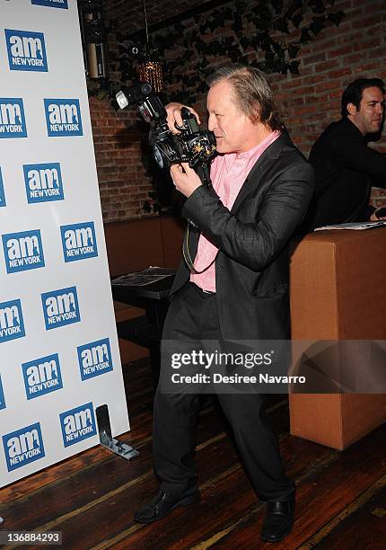 Photographer Patrick McMullan attends a welcome party for new columnists at The Chelsea Room on May 18, 2011 in New York City.
