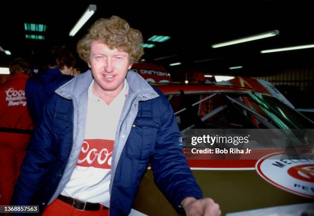 Bill Elliott prior to the Winston Western 500 at California Speedway, November 17, 1985 in Riverside, California.