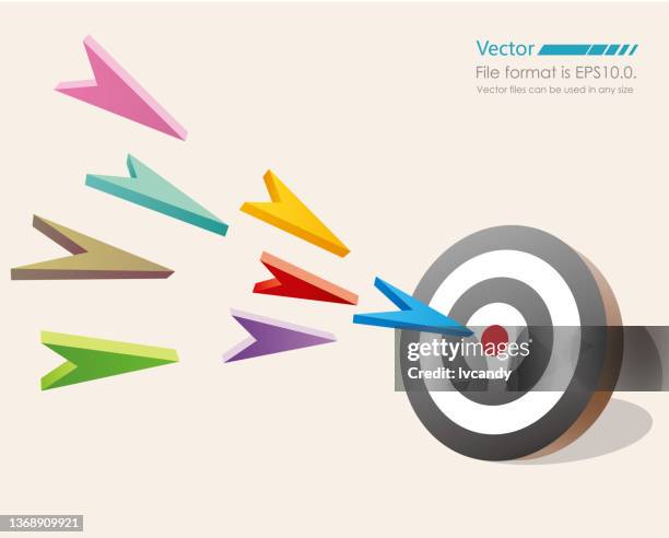 Hitting Target Graph Bullseye Graph Photos and Premium High Res Pictures - Getty Images