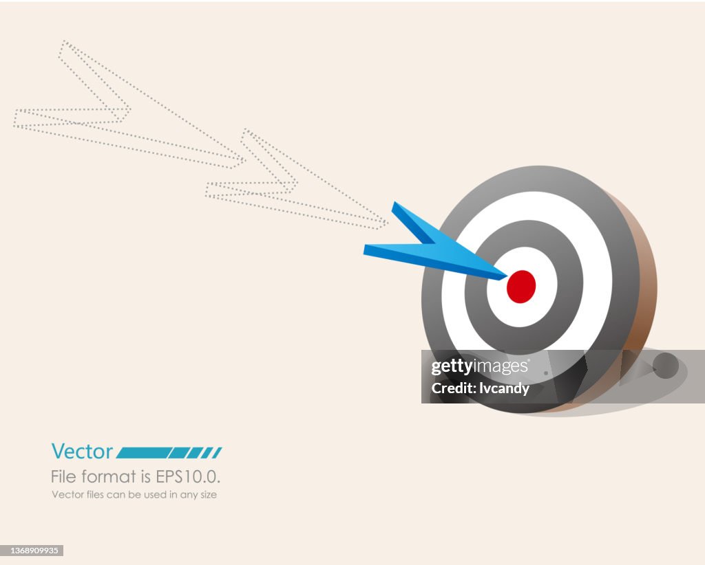 Hit The Target High-Res Vector Graphic - Getty Images