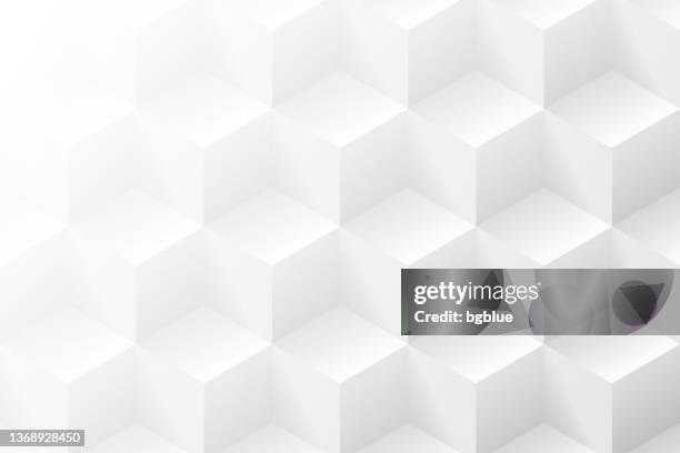 ilustrações, clipart, desenhos animados e ícones de fundo branco abstrato - textura geométrica - empilhando