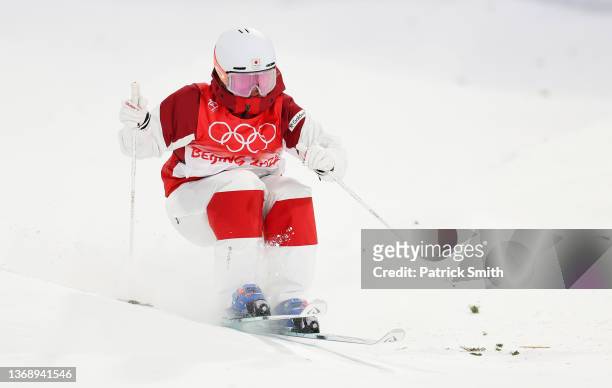 Anri Kawamura of Team Japan competes during the Women's Freestyle Skiing Moguls Final on Day 2 of the Beijing 2022 Winter Olympic Games at Genting...