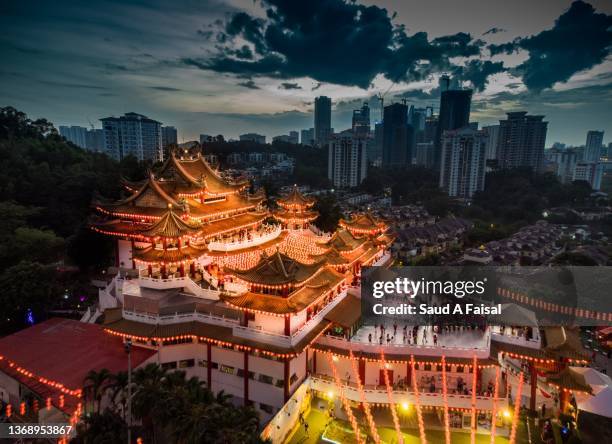 chinese new year celebration - kuala lumpur street stock pictures, royalty-free photos & images