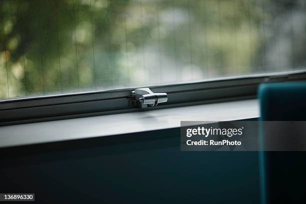 office window - window sill stock pictures, royalty-free photos & images