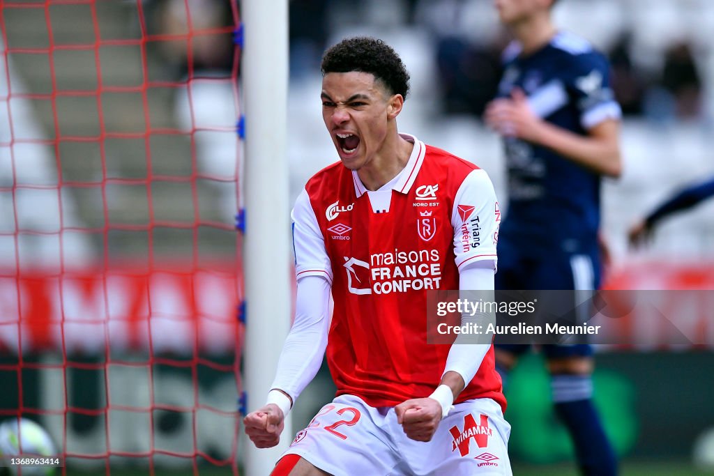 Stade de Reims v Girondins de Bordeaux - Ligue 1 Uber Eats