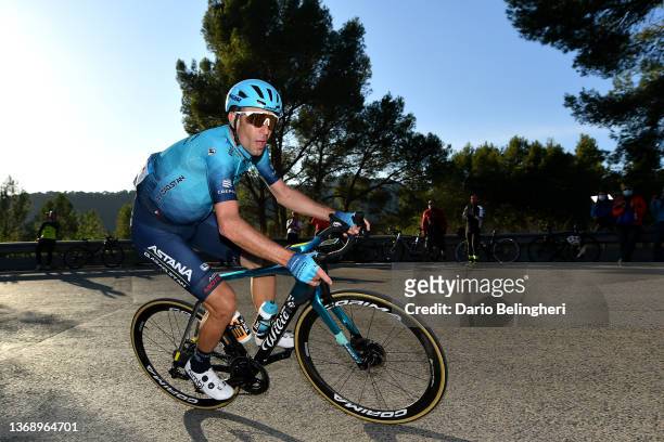 Vincenzo Nibali of Italy and Astana – Qazaqstan Team competes in the breakaway during the 73rd Volta A La Comunitat Valenciana 2022, Stage 5 a 92km...