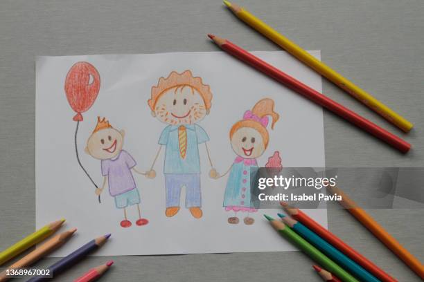 drawing for father's day - fathers day tools stock pictures, royalty-free photos & images