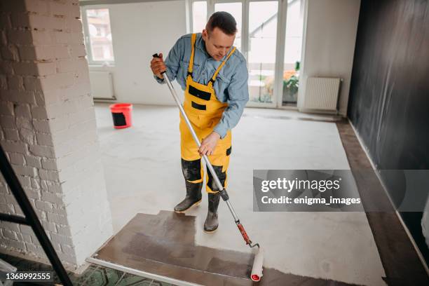painting floor - verdieping stockfoto's en -beelden