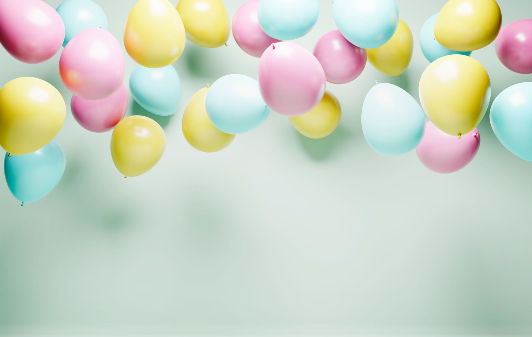 pastel balloon arch