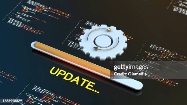 update digital concept - atualização de software imagens e fotografias de stock
