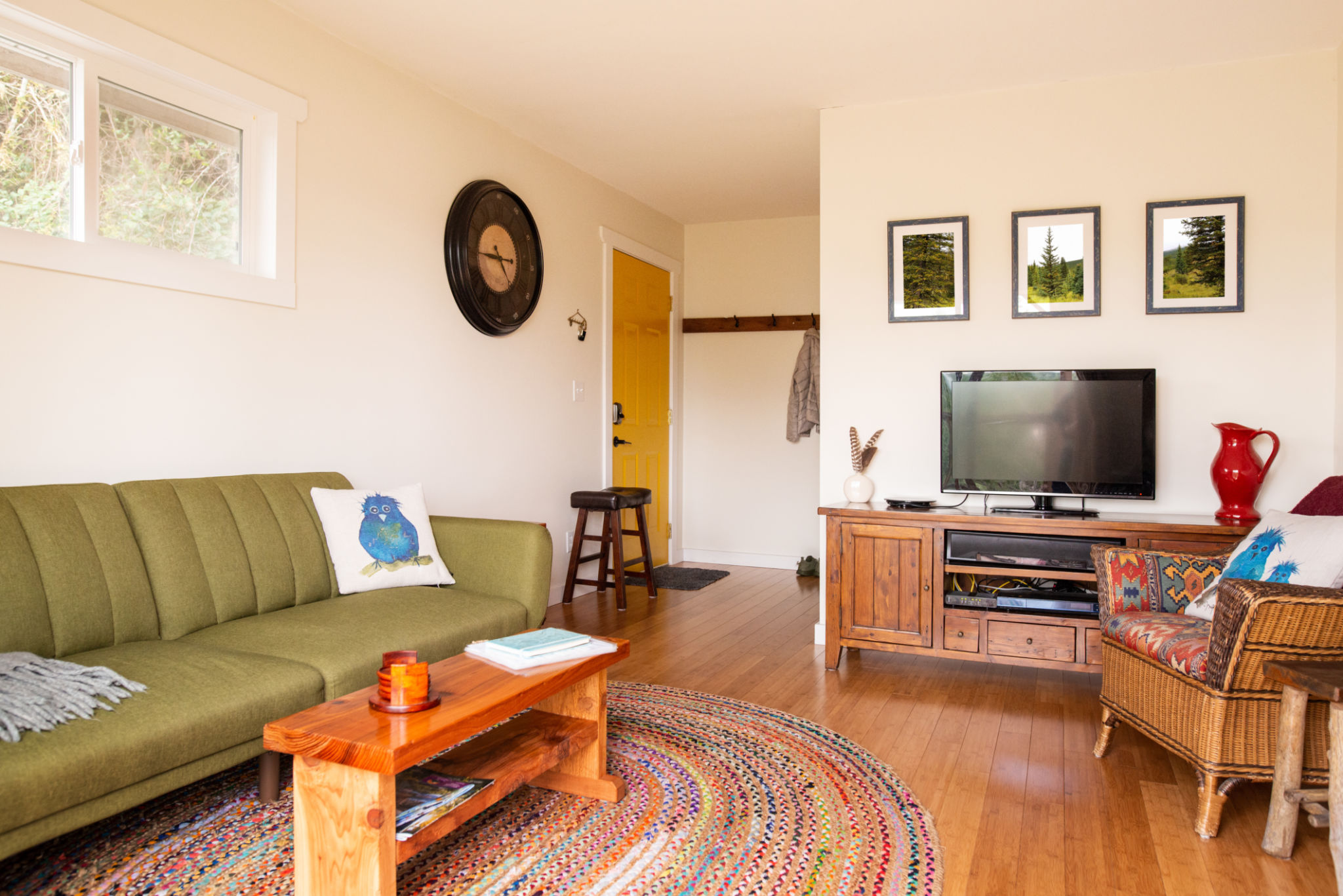 Cozy living room in a holiday rental accommodation Cozy living room in a holiday rental accommodation