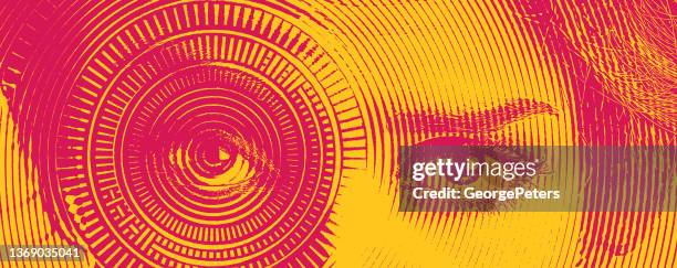 stockillustraties, clipart, cartoons en iconen met all seeing eyes - waarzeggerij