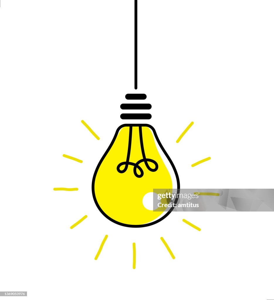 Light bulb hanging