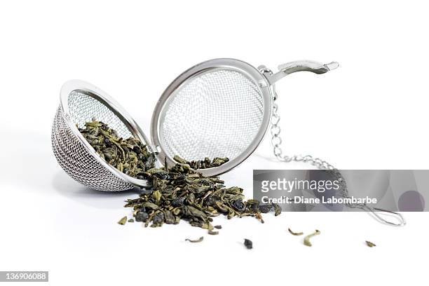 bola de té - dried tea leaves fotografías e imágenes de stock