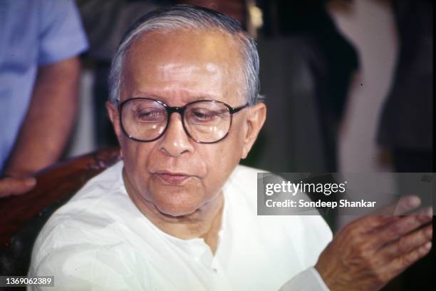 Jyoti Basu, a founding member of Communist Party of India and a long serving Chief Minister of West Bengal.