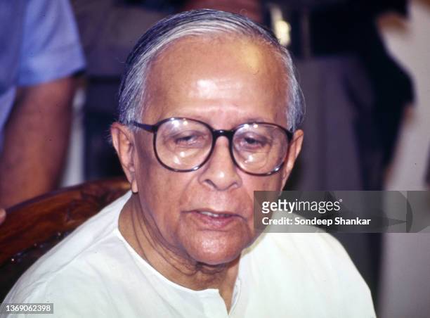 Jyoti Basu, a founding member of Communist Party of India and a long serving Chief Minister of West Bengal.