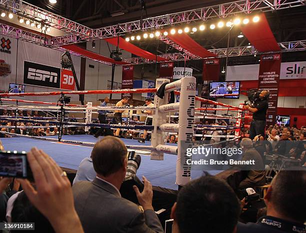 Introduced ESPN HD with a 3D broadcast of a boxing exhibition at the 2012 International Consumer Electronics Show at the Las Vegas Convention Center...