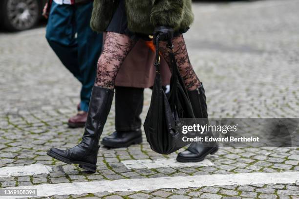 9,251 Black Lace Tights Stock Photos, High-Res Pictures, and Images - Getty  Images