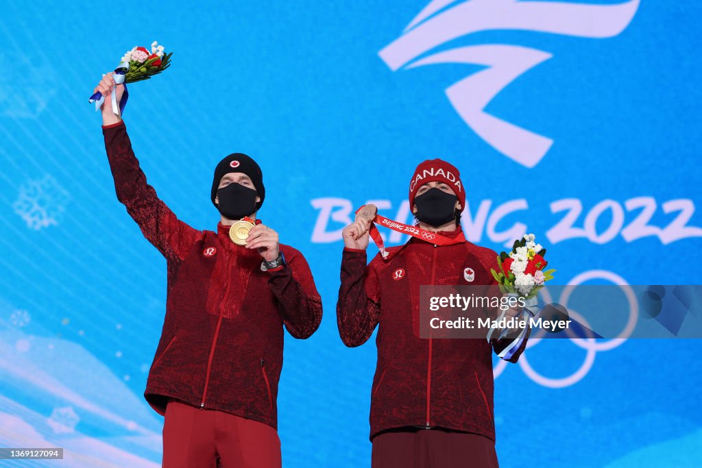 Medal Ceremony - Beijing 2022 Winter Olympics Day 3