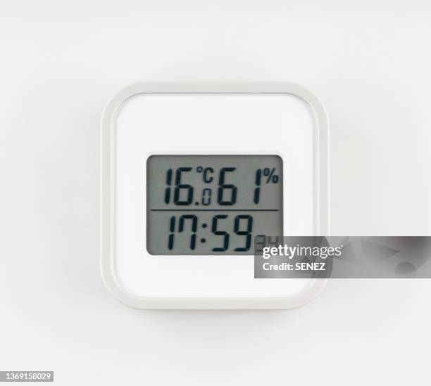 digital alarm clock - alarm clock white background stock pictures, royalty-free photos & images