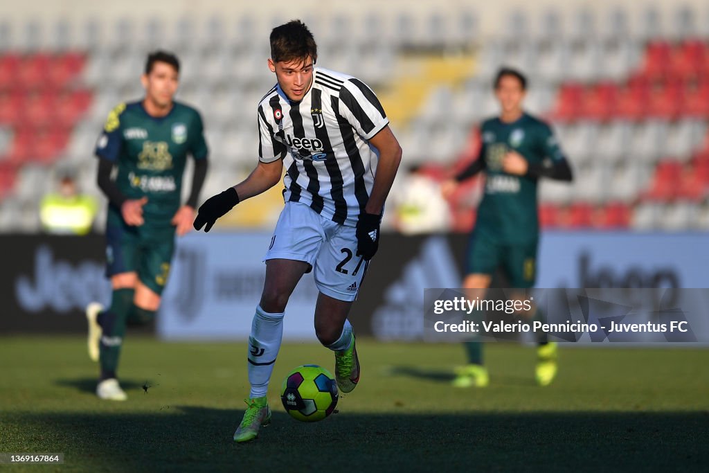 Nicolo Cudrig of Juventus U23 in action during the Serie C match News  Photo - Getty Images