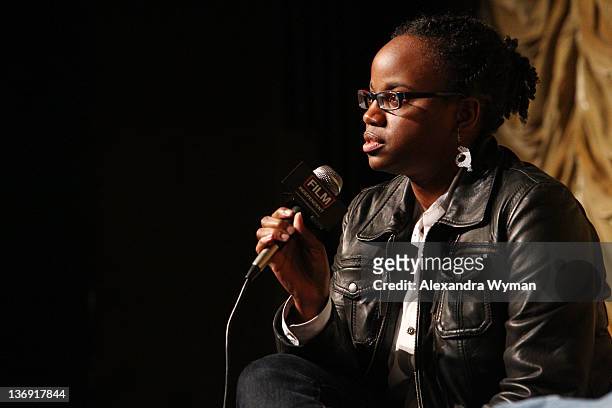 Director Dee Rees at Film Independent Screening Series "Cassavetes' Shadow" held at The Bing Theatre At LACMA on January 12, 2012 in Los Angeles,...