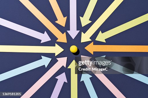 Concentrated Arrows Focus on a Sphere Point Concentrated Arrows Focus on a Sphere Point
