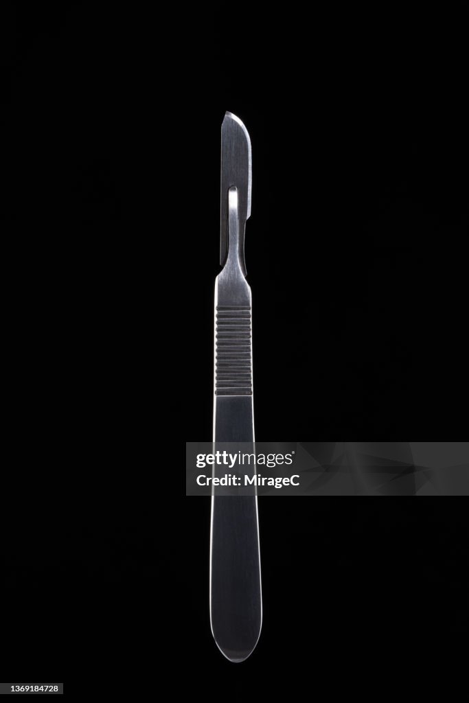 Scalpel Isolated on Black