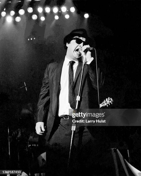 John Belushi and the Blues Brothers performing at Winterland in San Francisco on December 31, 1978.,