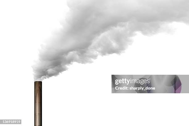 xl inquinamento dell'aria - canna fumaria foto e immagini stock