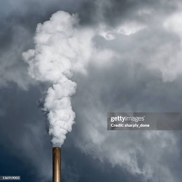 xl air pollution - greenhouse gas stock pictures, royalty-free photos & images