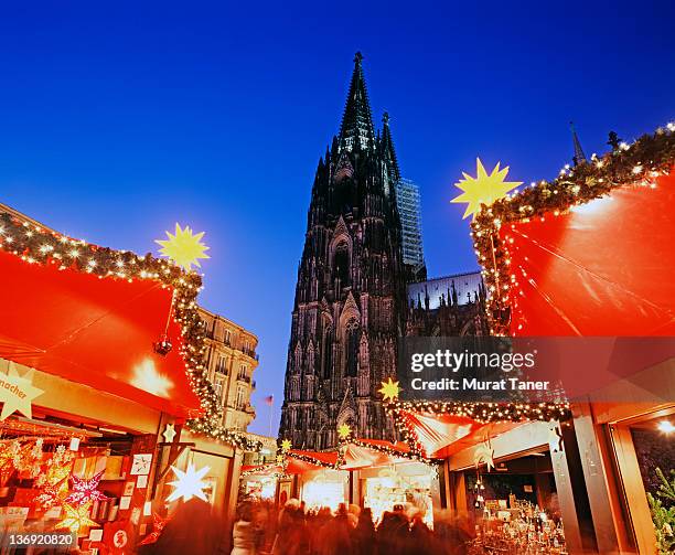 christmas market - cologne stock pictures, royalty-free photos & images