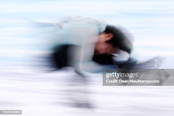 Boyang Jin of Team China skates during the Men Single Skating Short Program on day four of the Beijing 2022 Winter Olympic Games at Capital Indoor...