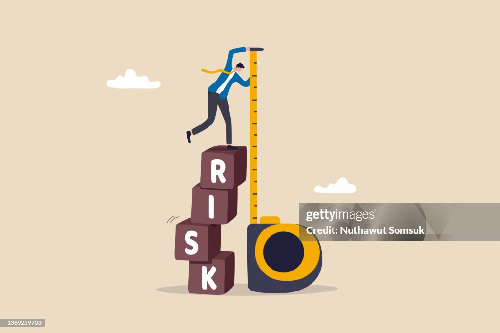 Measuring Risk Stocks Risk Assessment Analyze Potential Danger Level Measure Money Loss ...