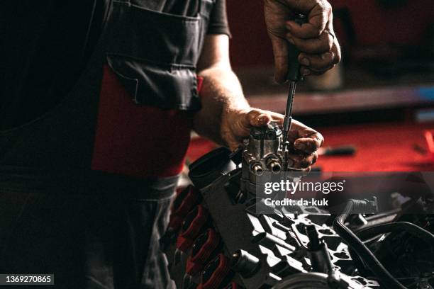 car engine repair - car lubricants stock pictures, royalty-free photos & images